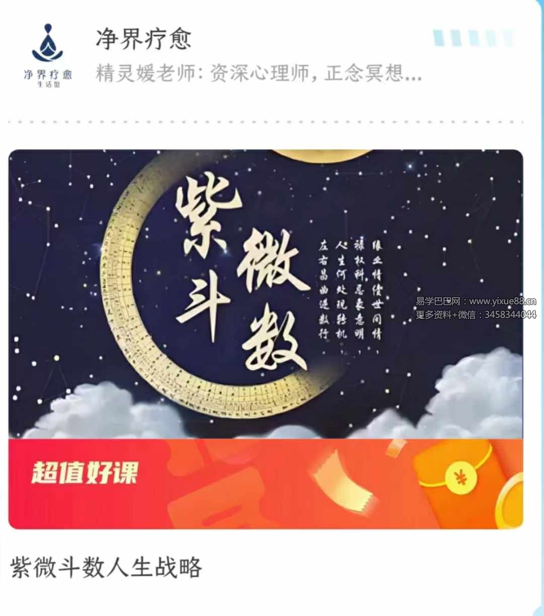 紫微斗数人生战略39集