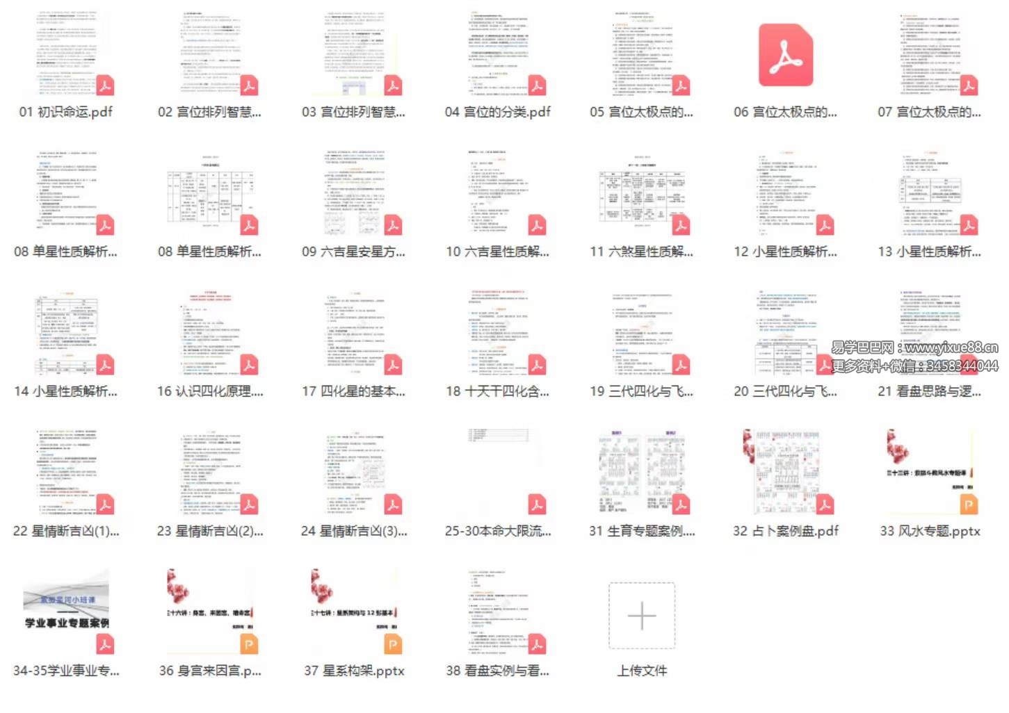 墨西《紫微星河》文档32份