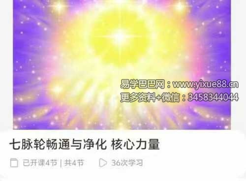 七脉轮畅通与净化 核心力量4集视频